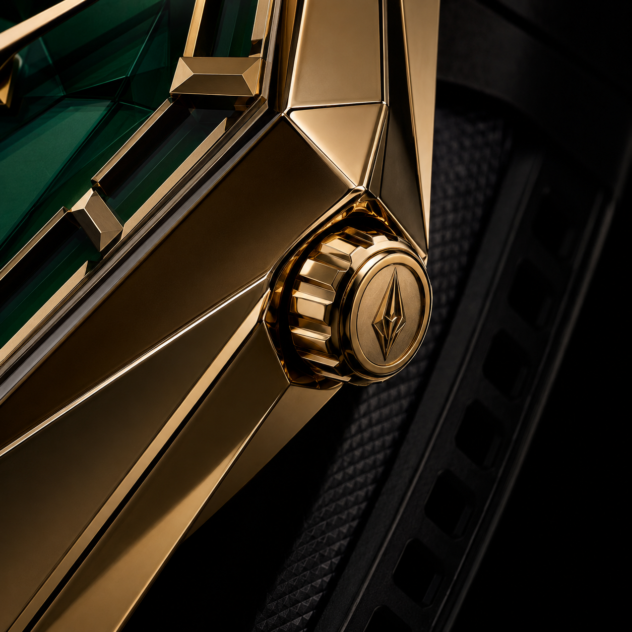 Diamond Shield custom crown detail